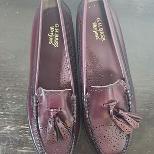 G.H. Bass Weejuns Burgundy Loafers